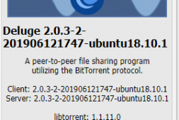 Ubuntu 锁定安装deluge2.03版本